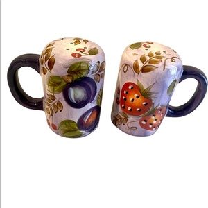 Fruit salt and Pepper Shaker Set